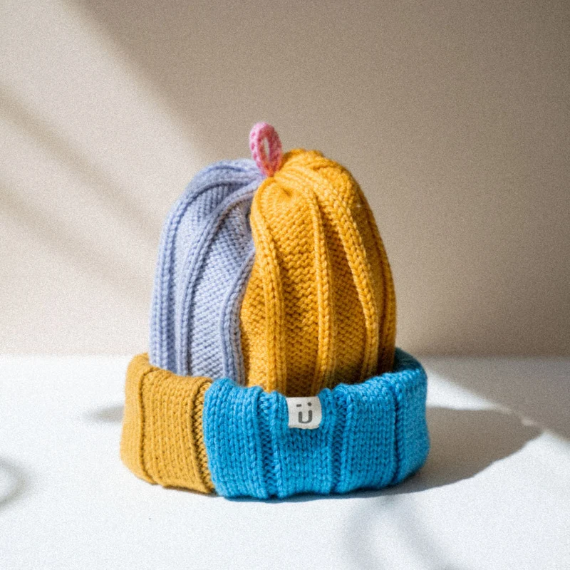 Tuque SORBET mérinos | Colorblock - Gâteau d'anniversaire