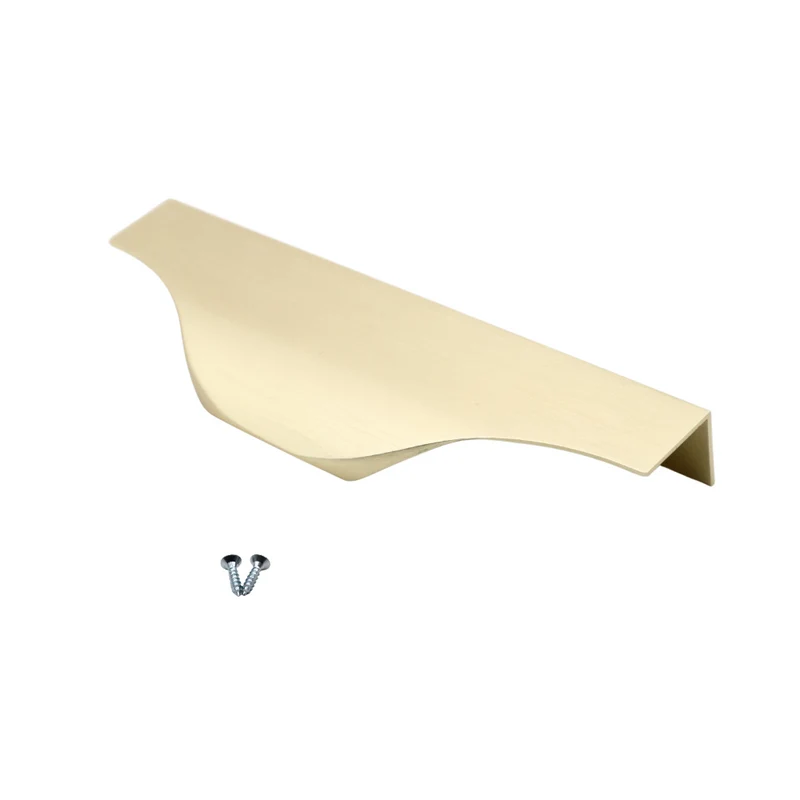 Poignée profilée UFO Edge 128mm (Longueurs totales 148mm) - Or Mat