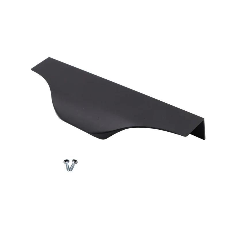 Poignée profilée UFO Edge 128mm (Longueurs totales 148mm) - Noir Mat