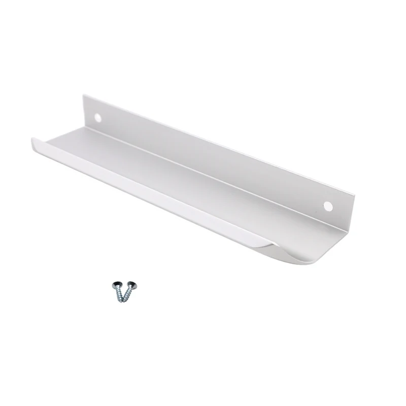 Poignée profilée rond Edge 128mm (Longueurs totales 148mm) - Aluminium
