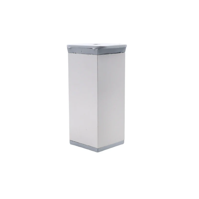 Pied de meuble carré réglable 40x40mm - 100mm - Aluminium
