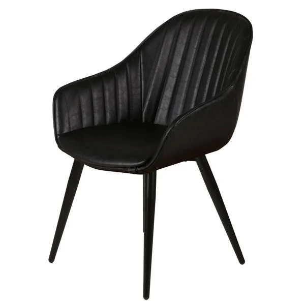 Fauteuil PU noir