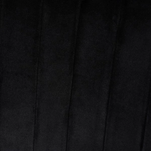 Fauteuil en velours noir