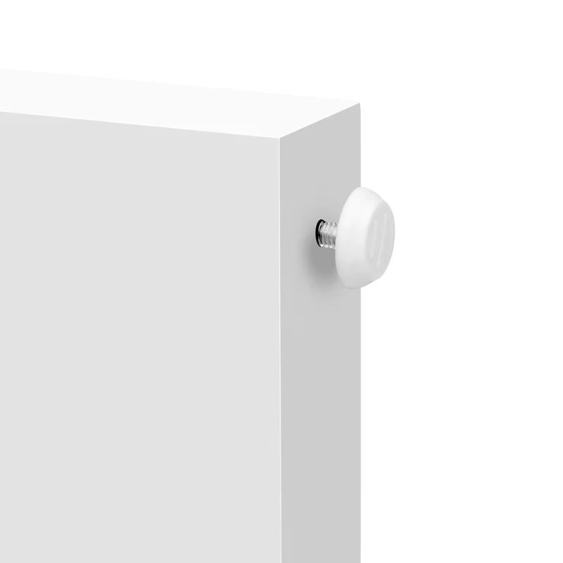 Console d'entrée blanc avec 2 tiroirs design courbé 120x35,5cm INFINITEMERID