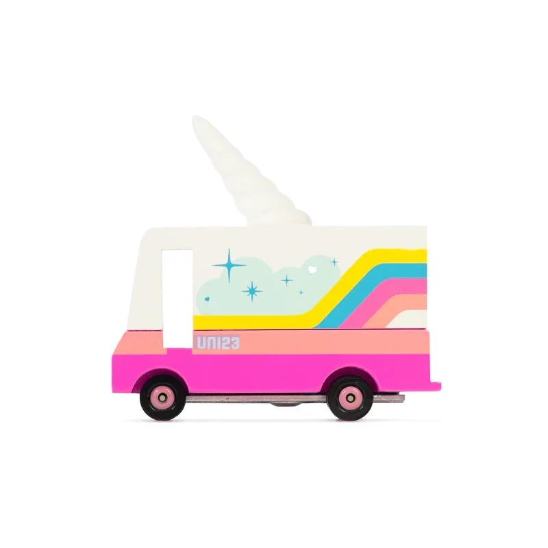 Petit camion de bois - Licorne