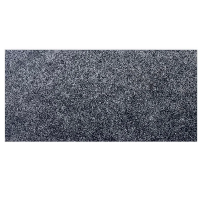 Patin feutre auto-adhésif 120x240mm - Gris
