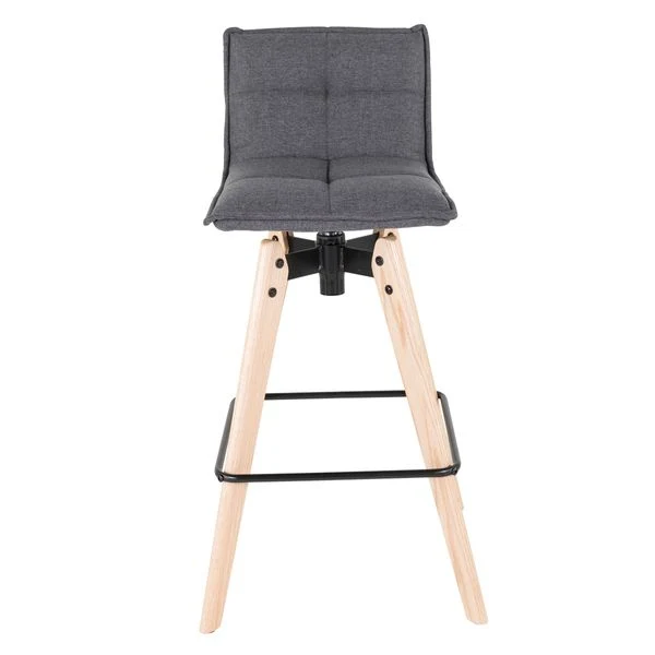 Chaise de bar grise