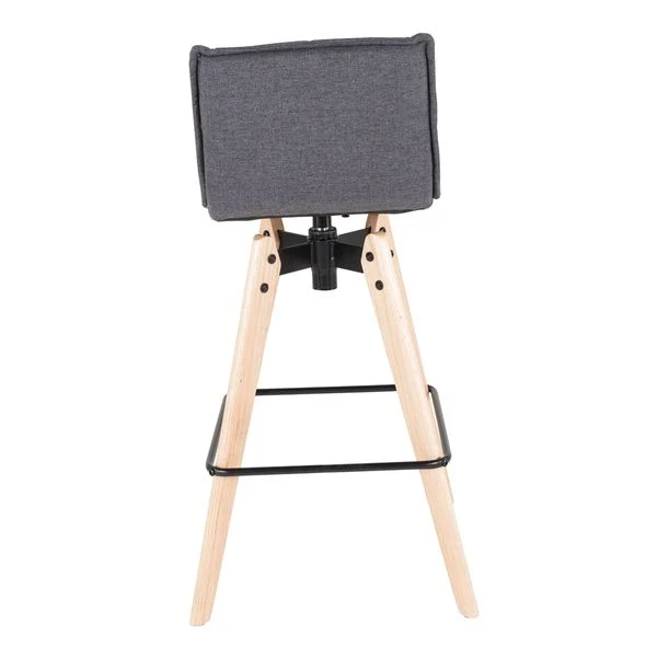 Chaise de bar grise