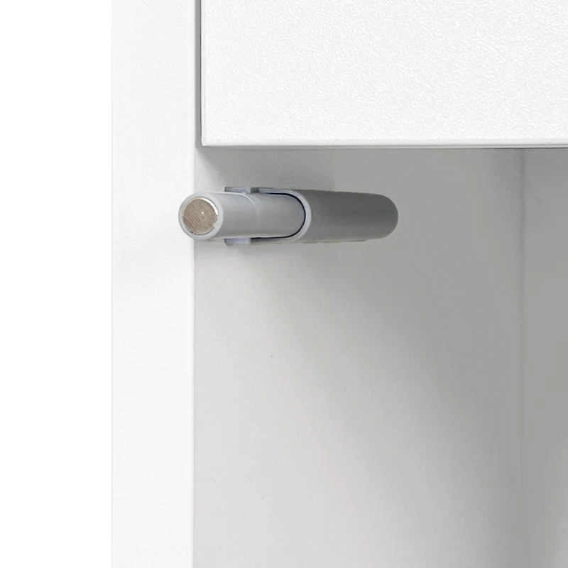 Coiffeuse effet marbre blanche avec miroir LED 3 tiroirs 100x40x75 cm VERTEXKAELOR