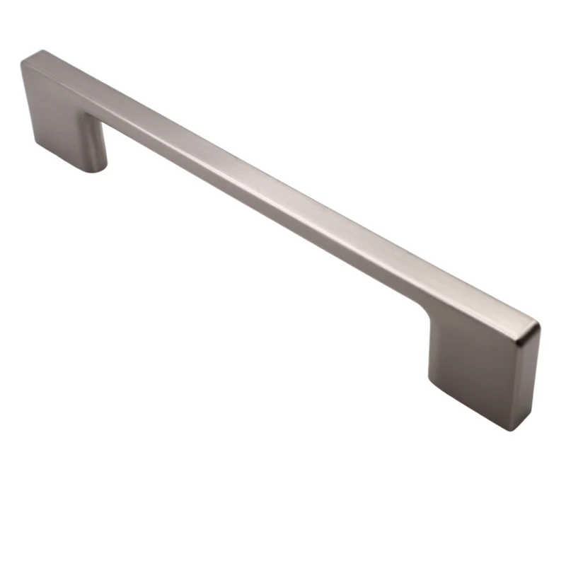 TECHNO Poignée de meuble 160mm - Acier brossé