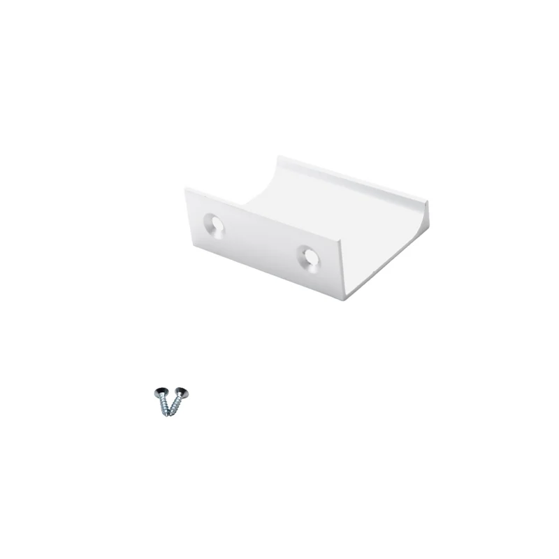 Poignée profilée Edge 32mm (Longueurs totales 52mm) - Blanc