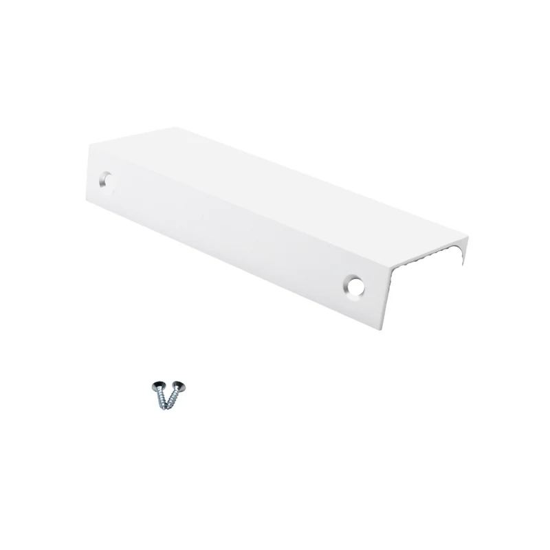 Poignée profilée Edge 96mm (Longueurs totales 116mm) - Blanc