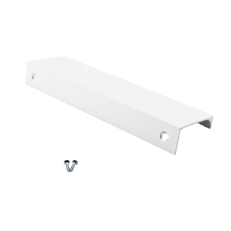 Poignée profilée Edge 128mm (Longueurs totales 148mm) - Blanc