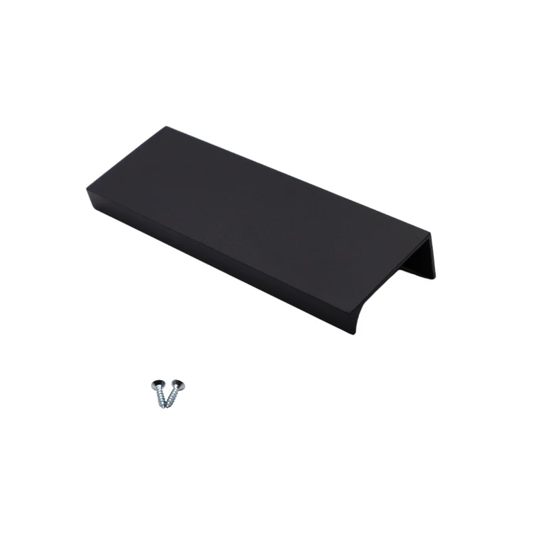 Poignée profilée Edge 96mm (Longueurs totales 116mm) - Noir