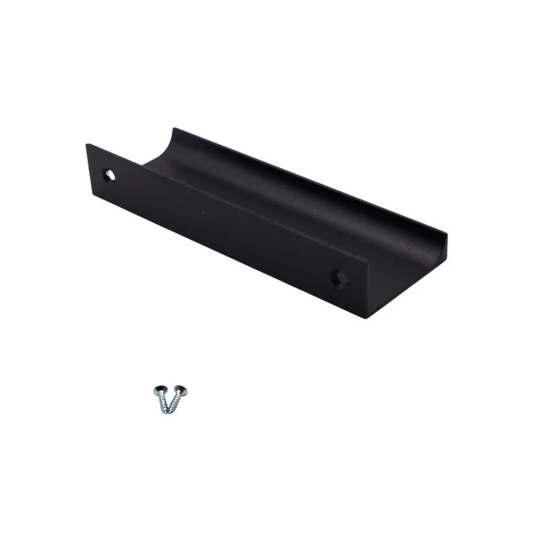 Poignée profilée Edge 96mm (Longueurs totales 116mm) - Noir