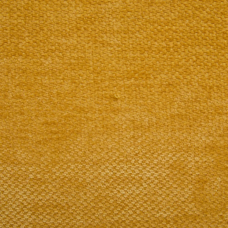 Canapé 2 places moderne chenille jaune poches latérales et support téléphone réglable 127x69x66cm CELESTEUM