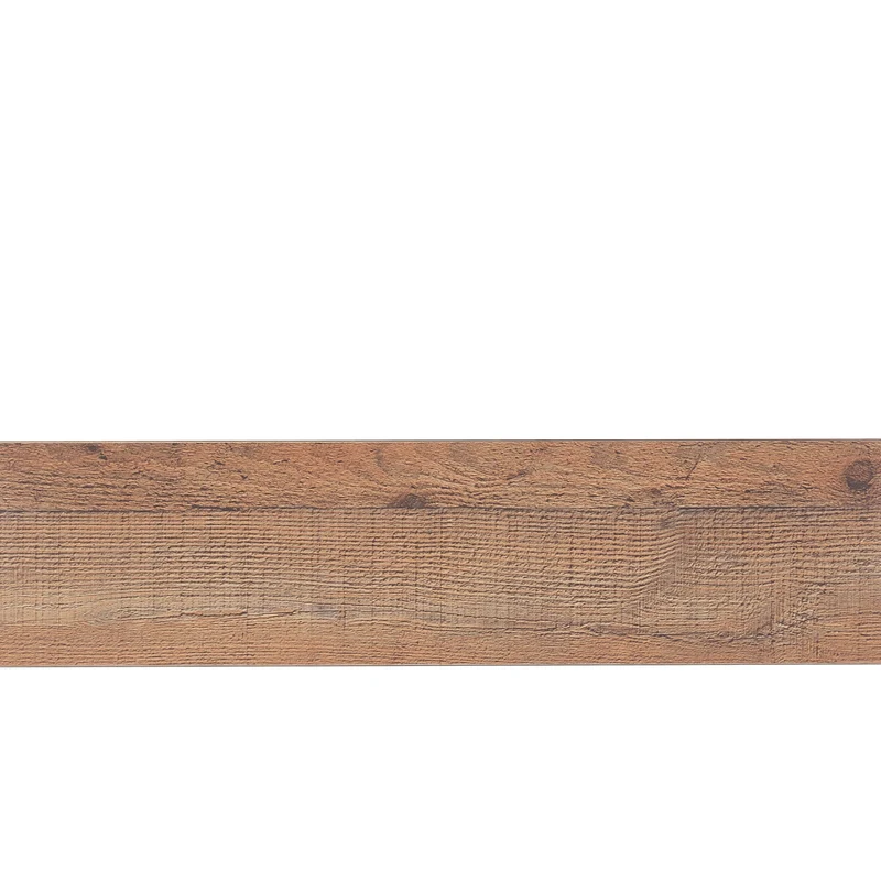 Table basse carrée blanche brillante et bois plateau coulissant et rangement caché CEDARBROOK