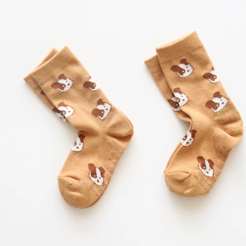 Chaussettes antidérapantes (pack of 3 ) - Fuzzy puppy