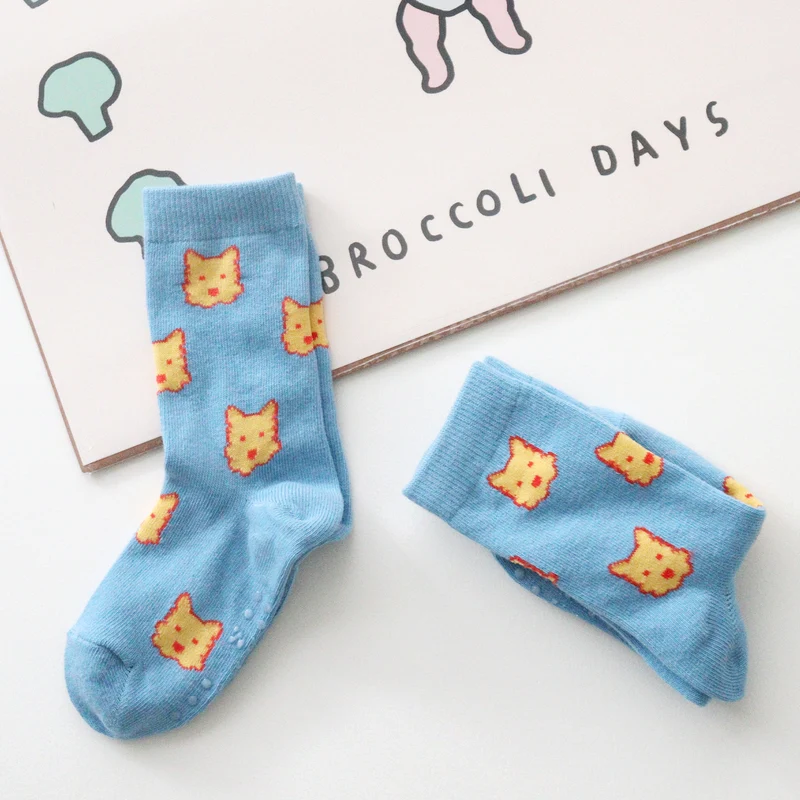 Chaussettes antidérapantes (pack of 3 ) - Fuzzy puppy