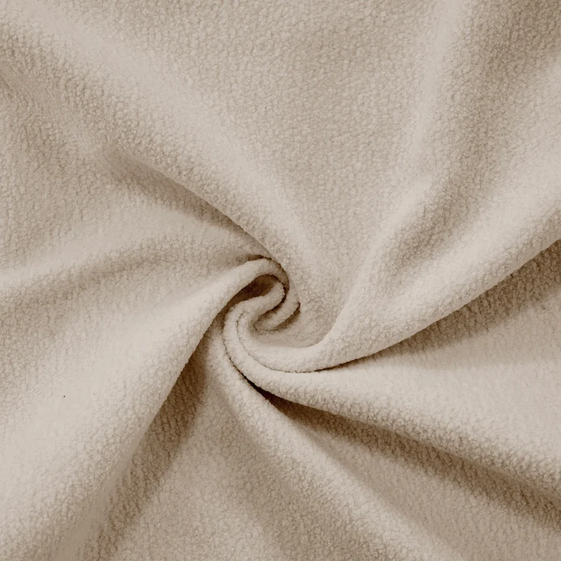 Canapé 3 places modulable en chenille beige avec coussins 220 cm NEXUSREX