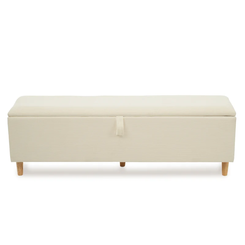 Ensemble lit coffre double rembourré avec tête de lit réglable, prise USB et coffre de lit (matelas non inclus) ANTIGEN