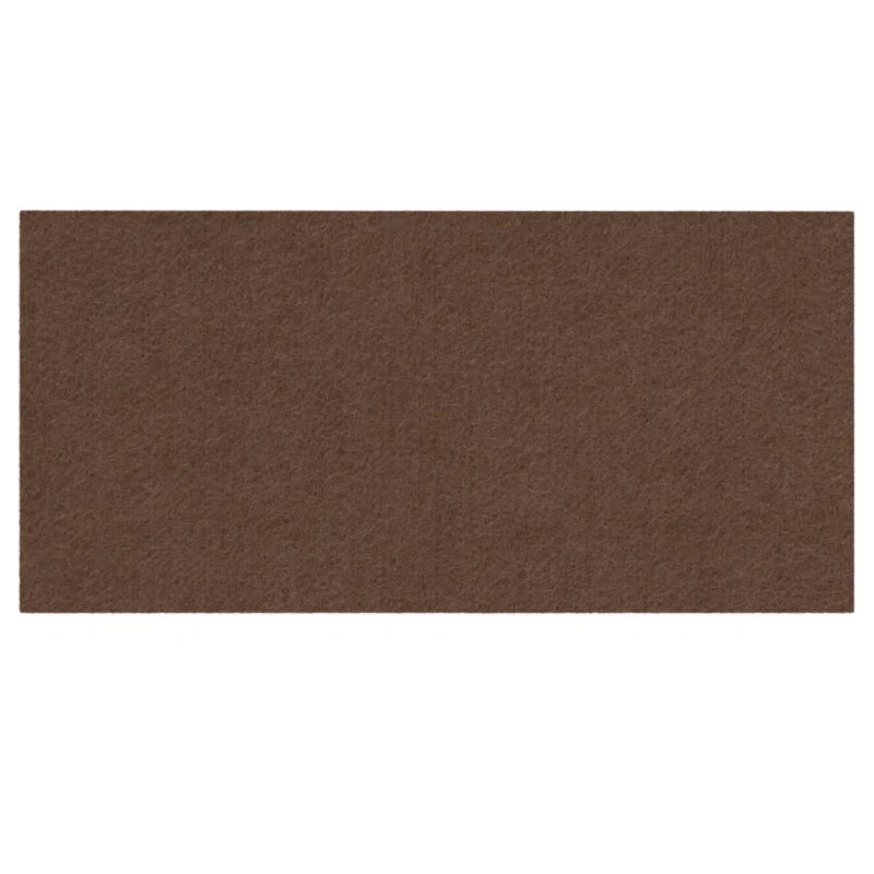 Patin feutre auto-adhésif 120x240mm - Marron