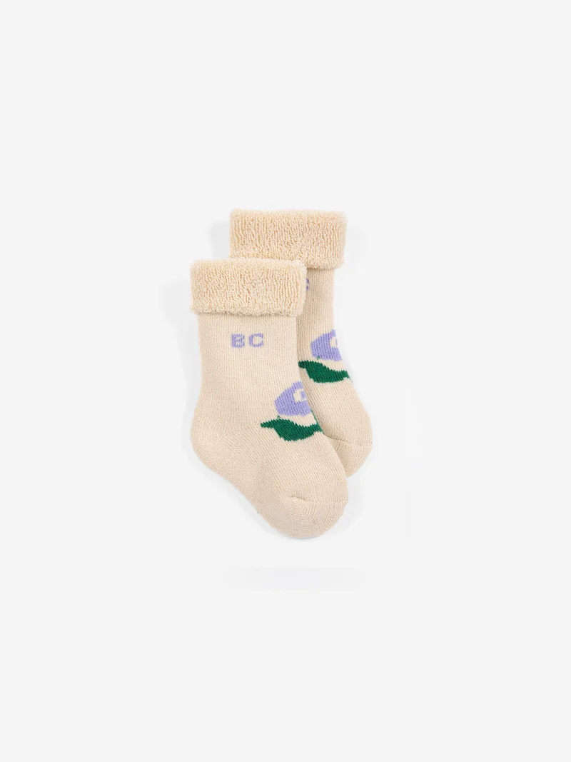 Duo chaussettes | Baby - Stamp bloom
