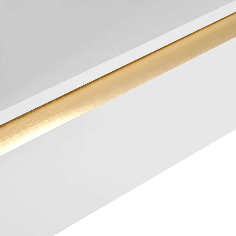 Coiffeuse blanche plateau rétractableavec miroir LED à luminosité réglable couleur et 6 tiroirs (sans tabouret) CUTICLE