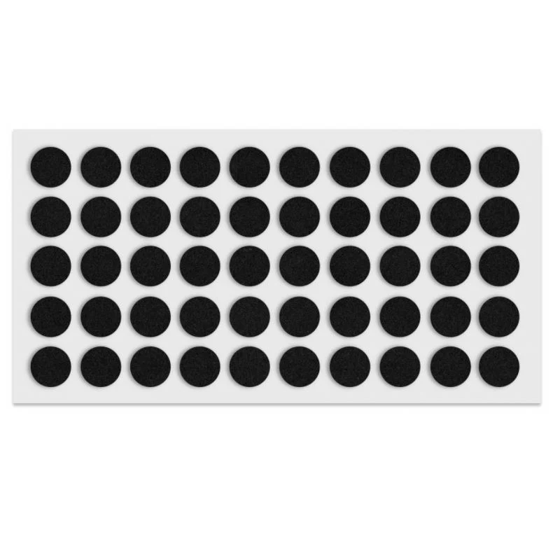 Pastille autocollante noir 10mm
