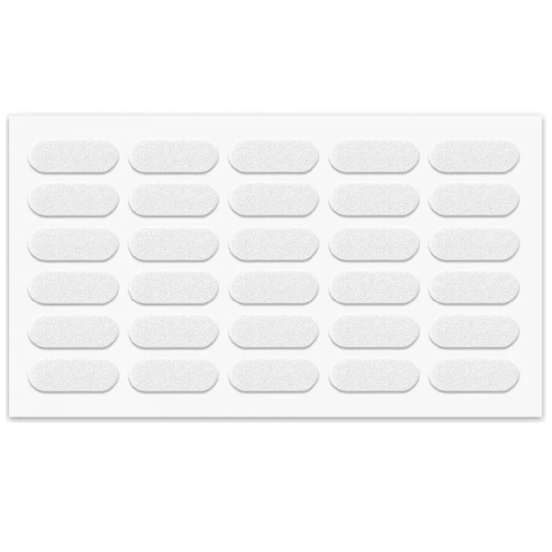 Pastille autocollante blanc - 8x22mm
