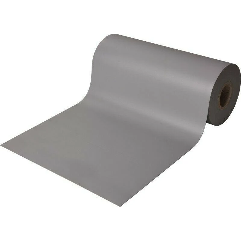 Tapis antidérapant pour tiroirs - Gris - Damier - 1 mètre