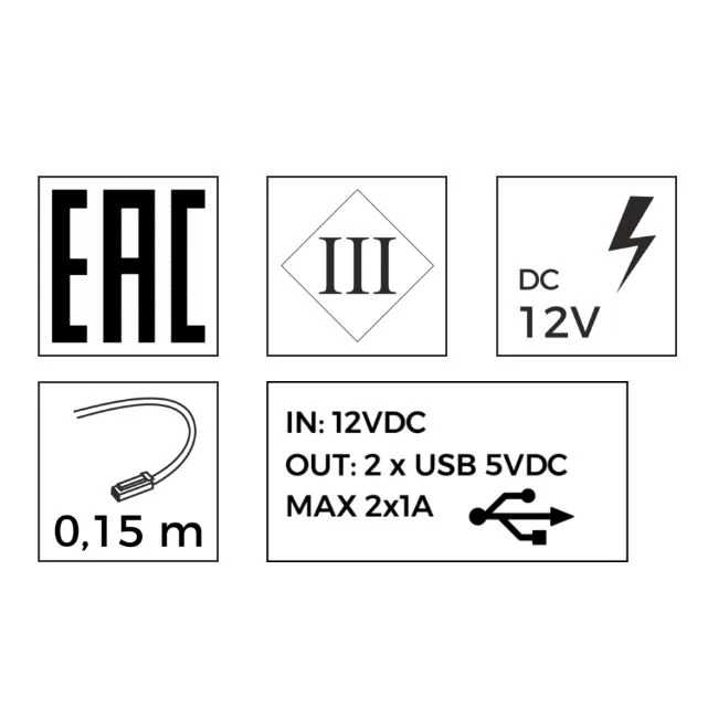 Prises USB + Source de courant