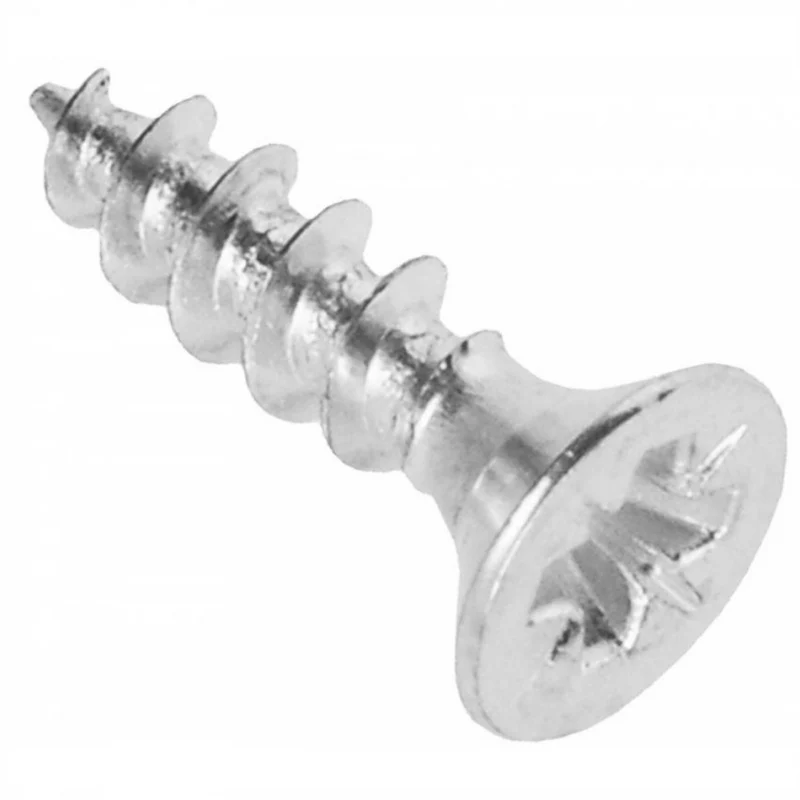 Vis à bois PZ2 4.0x16mm Zinc Blanc (1000 pièces)