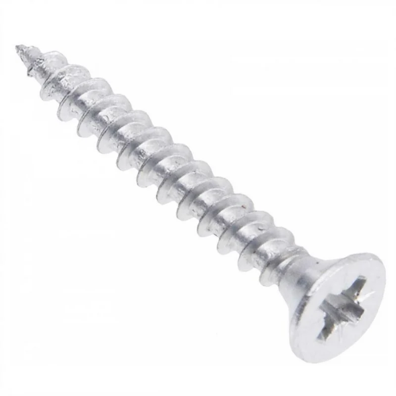 Vis à bois PZ2 4.0x30mm Zinc Blanc (1000 pièces)