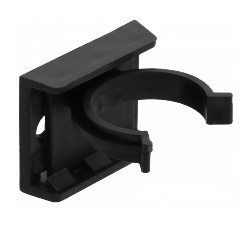 Clip de socle en aluminium, Noir