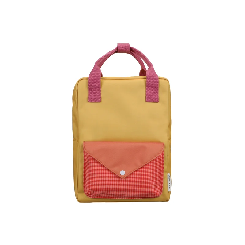 Moyen sac à dos recyclé | Enveloppe - Apple grud
