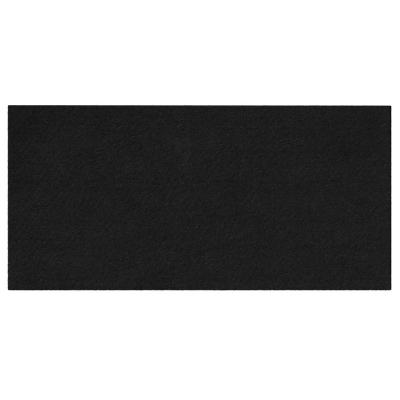 Patin feutre auto-adhésif 120x240mm - Noir