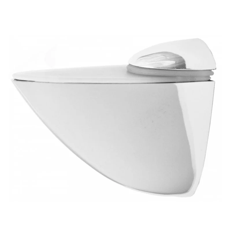 Support étagère pelican chrome - 35x40mm