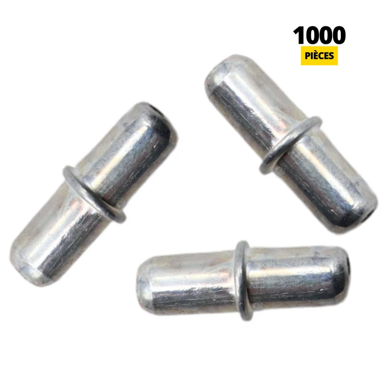 Taquets pour Étagères Métalliques, Goupilles de Support d'Étagère Broches Ø5mm (1000 pièces)