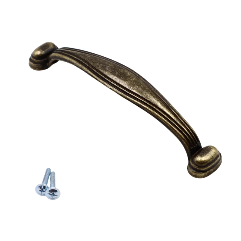 Poignée de meuble 96mm UZ03 - Laiton Antique