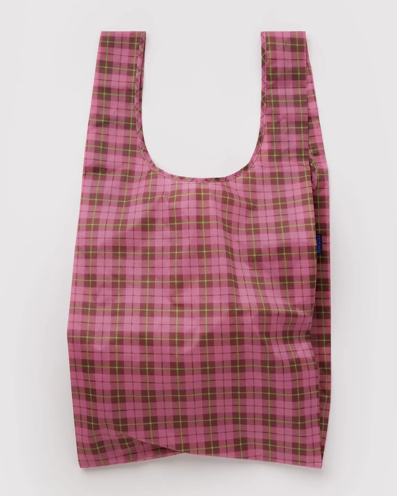 Sac réutilisable ♻️ | Big - Azalea Pink Tartan