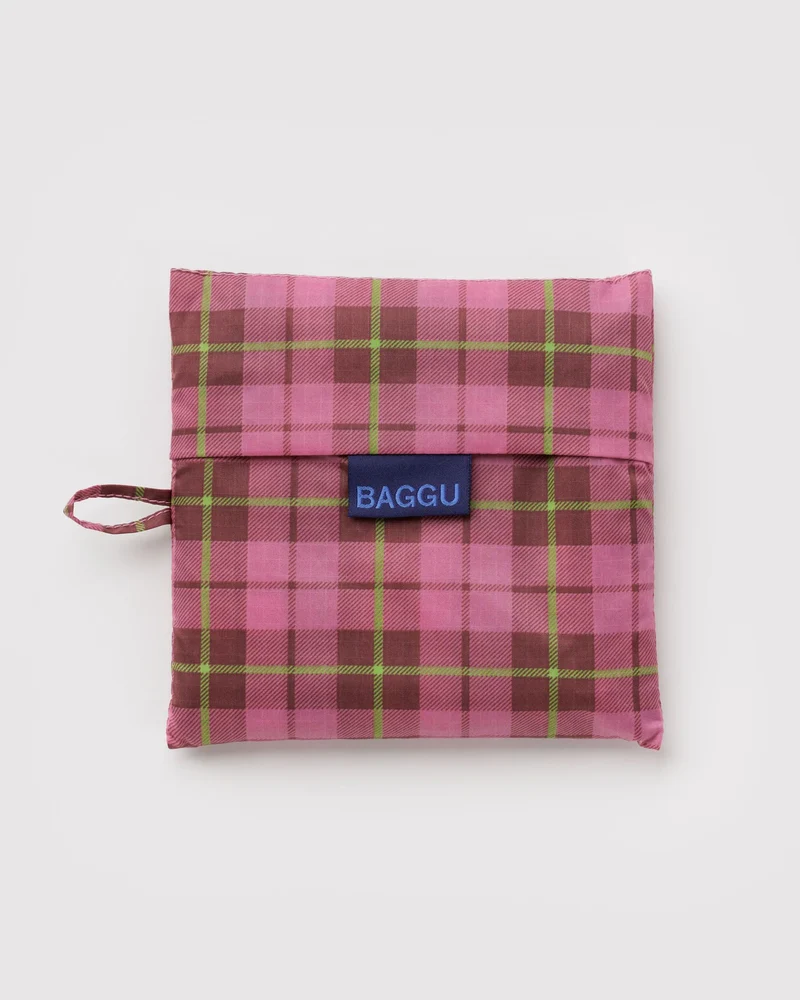 Sac réutilisable ♻️ | Big - Azalea Pink Tartan