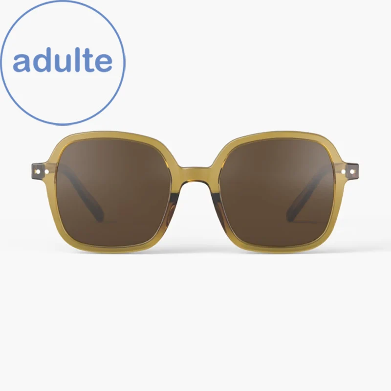 Lunette de soleil | ADULTE #OFFICE - Golden green