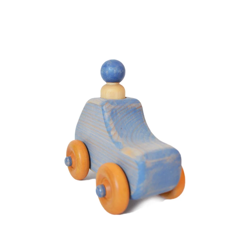 Voiture Sedan + conducteur - Bleue
