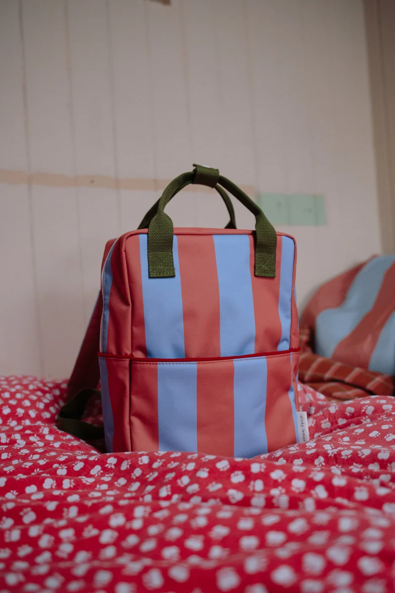 Moyen sac à dos recyclé - Cloud blue / Maple whirl