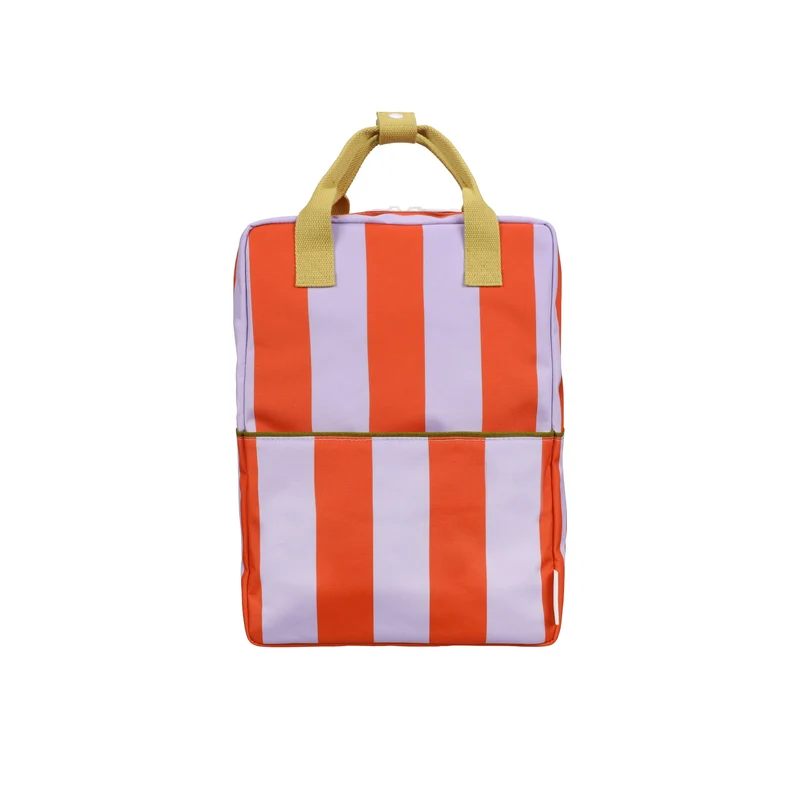 Grand sac à dos recyclé - Campfire / Lilac