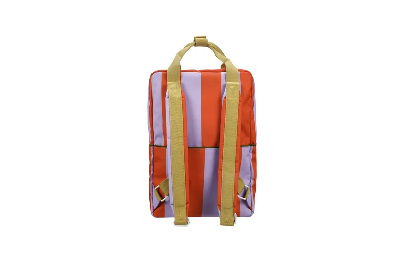 Grand sac à dos recyclé - Campfire / Lilac