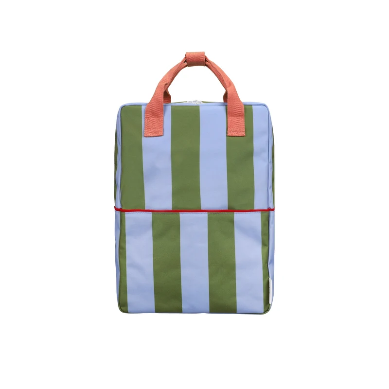 Grand sac à dos recyclé - Tickling grass / Cloud blue