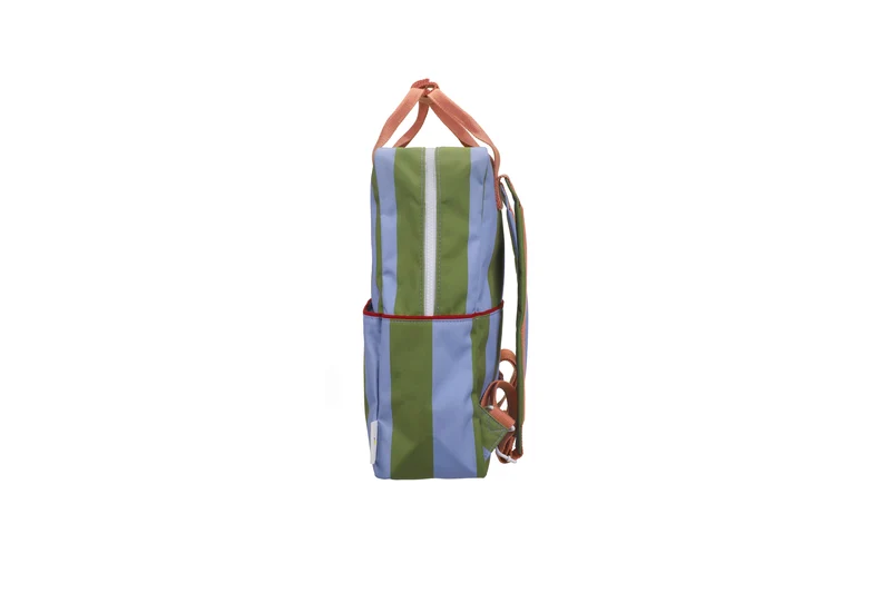 Grand sac à dos recyclé - Tickling grass / Cloud blue