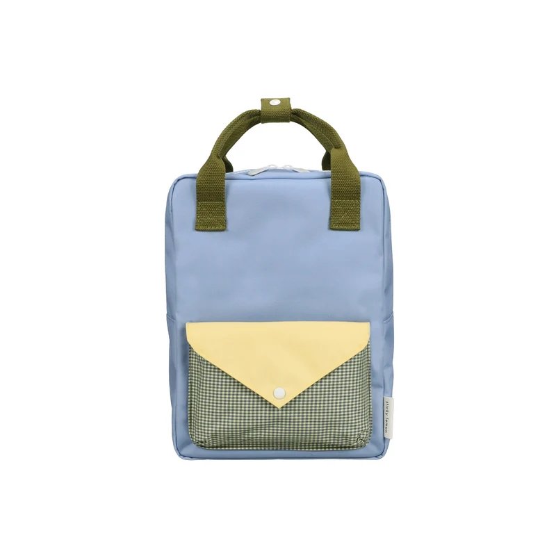 Moyen sac à dos recyclé | Enveloppe - Cloud blue